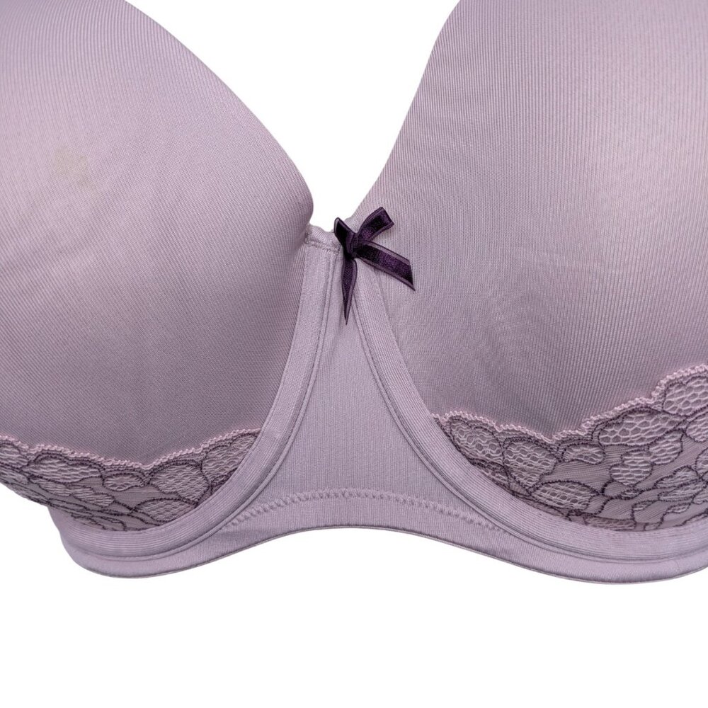 Cacique Boost Balconette Bra 46DDD Light Pink Lace Underwire - Picture 8 of 10